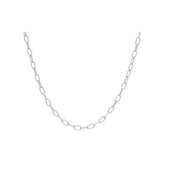 ANNA BECK Elongated Oval Chain Collar Necklace